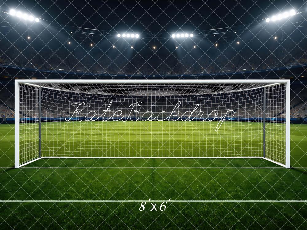 Kate Sports Soccer Field Goal Stadium Backdrop Designed by Mini MakeBelieve