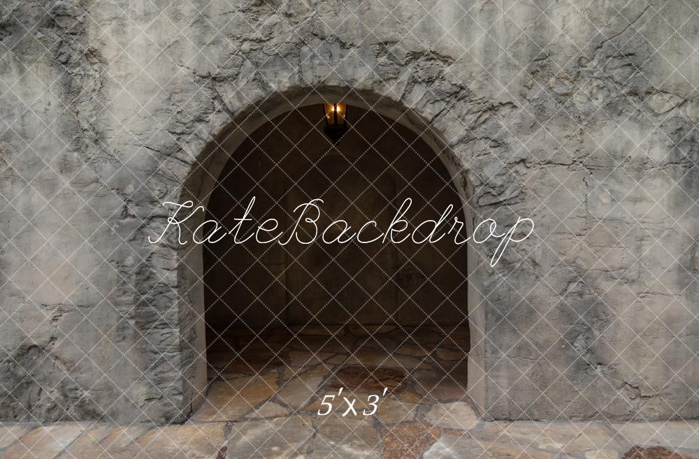 Kate Medeival Stone Arch Architecture Backdrop Designed by Michele Ernst Photography
