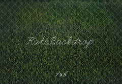 Kate Summer Dark Green Grass Floor Printed Backdrop Designed by Kate Image