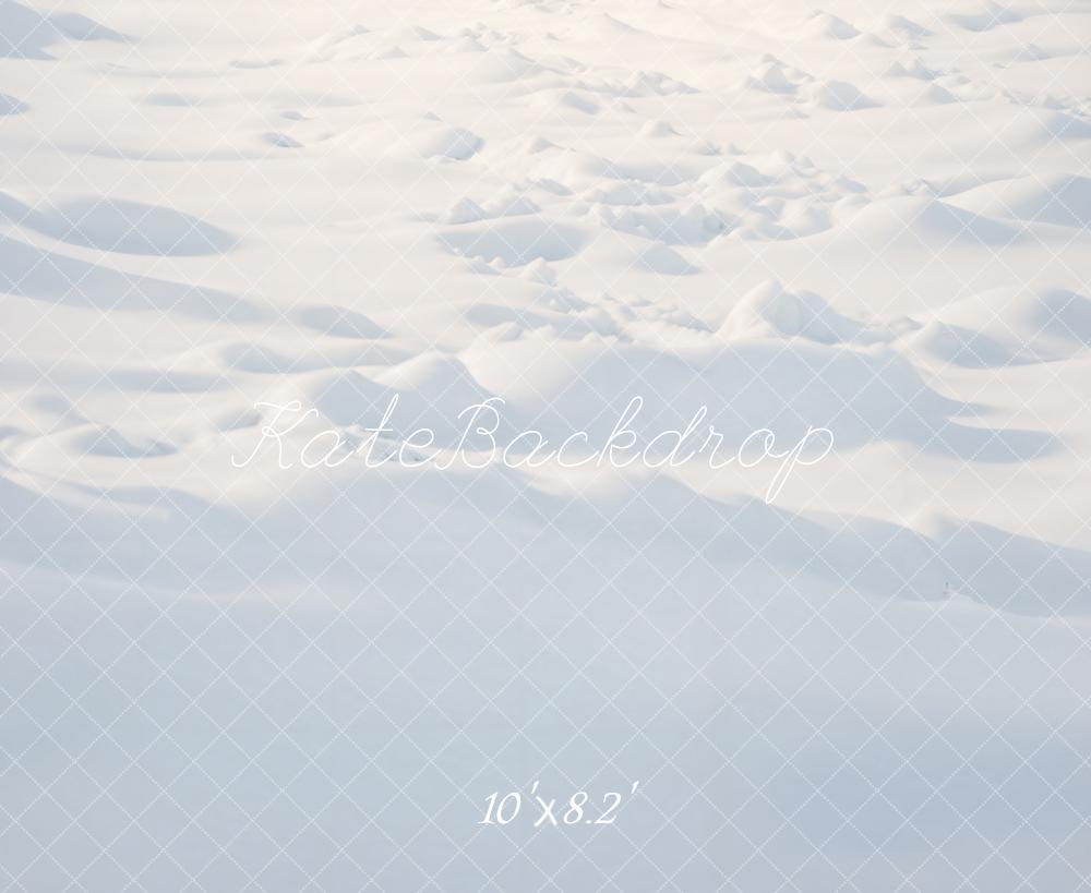 Winter Outdoor Sneeuw Vloer Foto Achtergrond