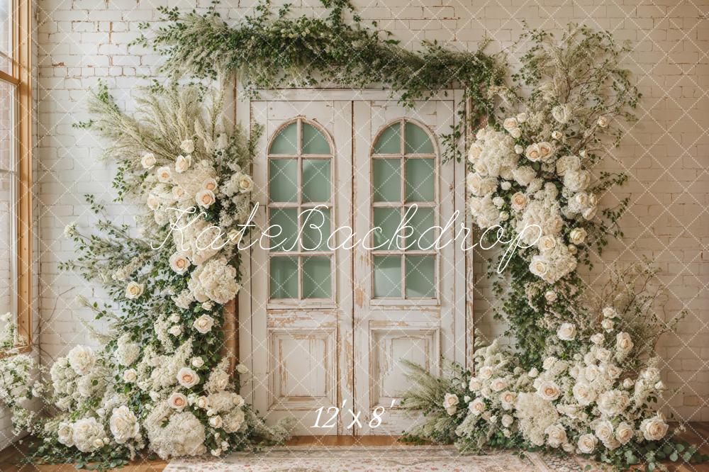 Kate Spring Floral Door Backdrop Designed by Emetselch