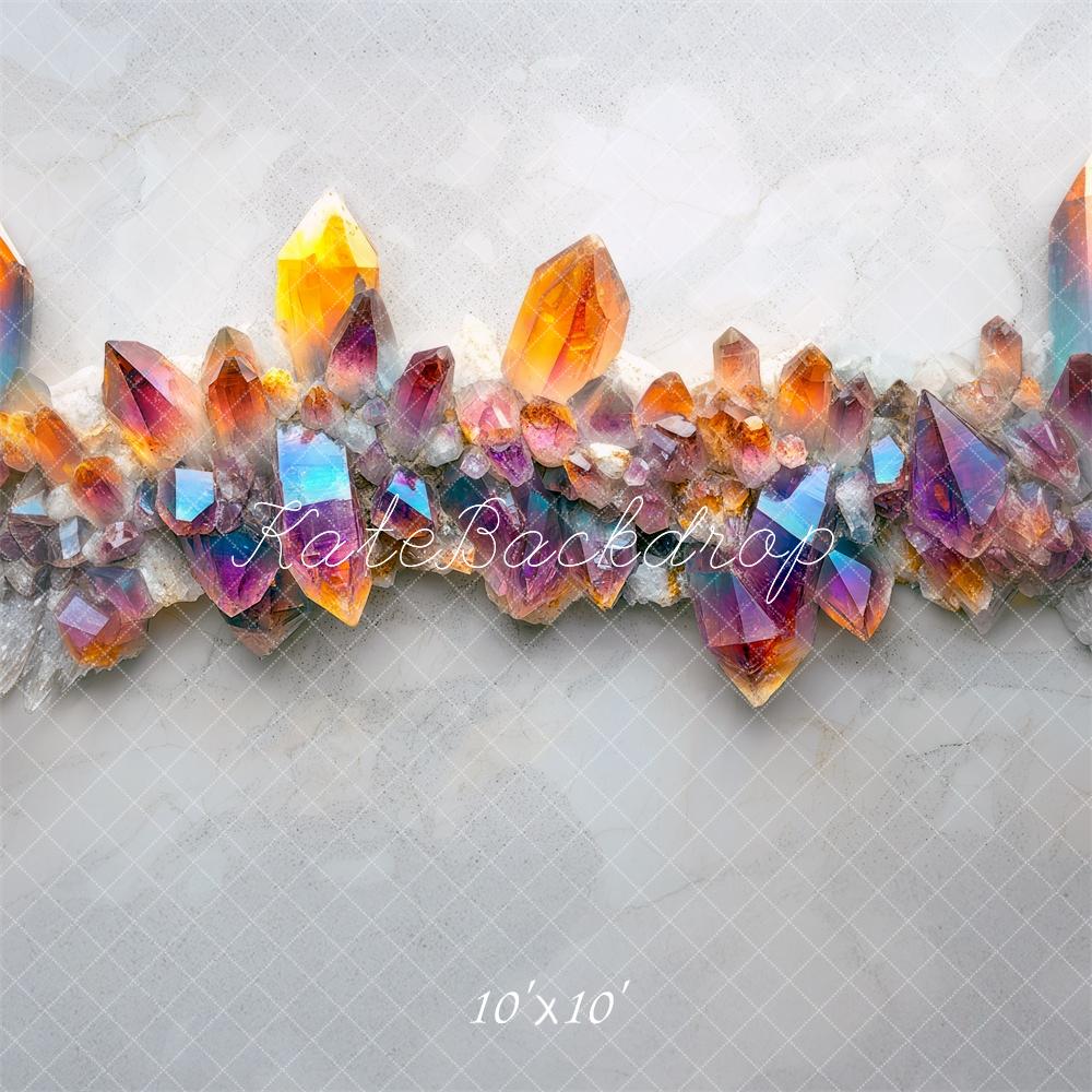 Kate Colorful Crystal Gemstone Backdrop Designed by Mini MakeBelieve