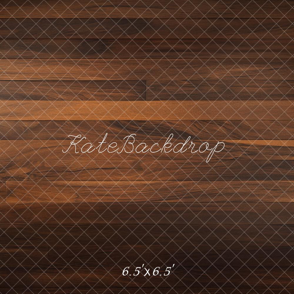 Kate Brown Wood Floor Backdrop Designed by Mini MakeBelieve