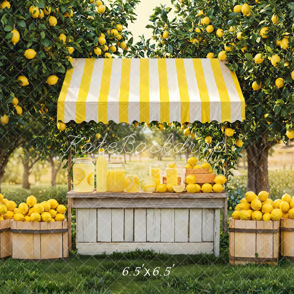 Kate Summer Lemon Stand Orchard Backdrop Designed by Emetselch