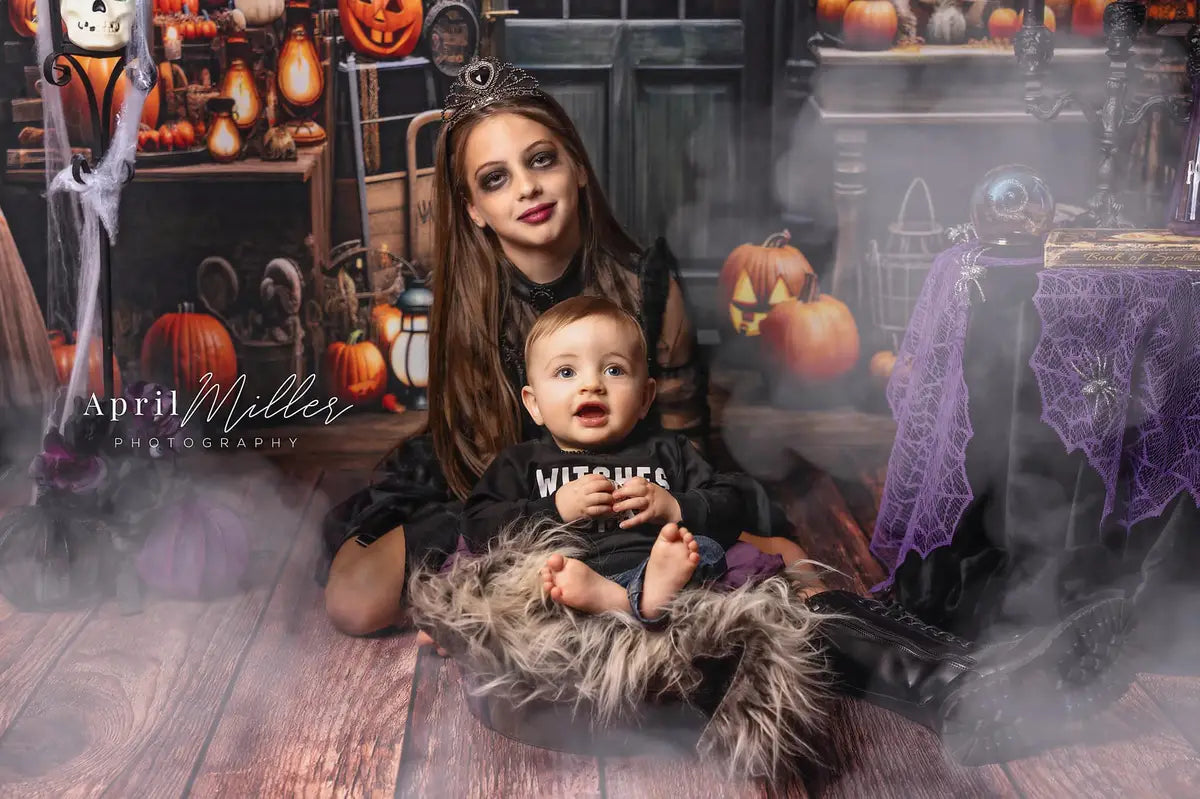 Fotomatón de Halloween Espeluznante de Calabaza para Truco o Trato Diseñado por Emetselch