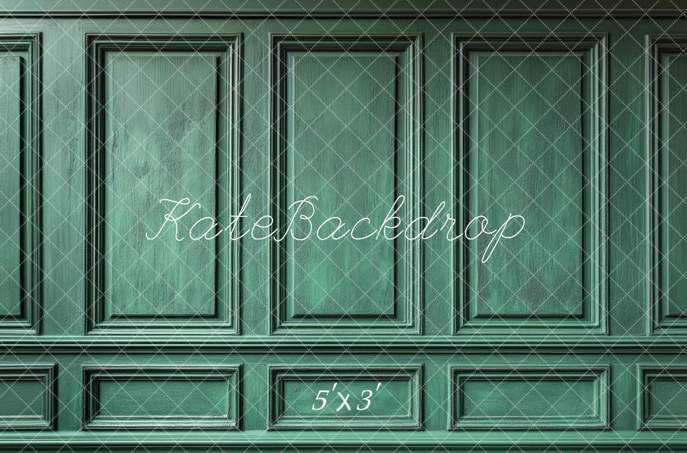 Classic Vintage Green Wall Backdrop Designed by Mini MakeBelieve