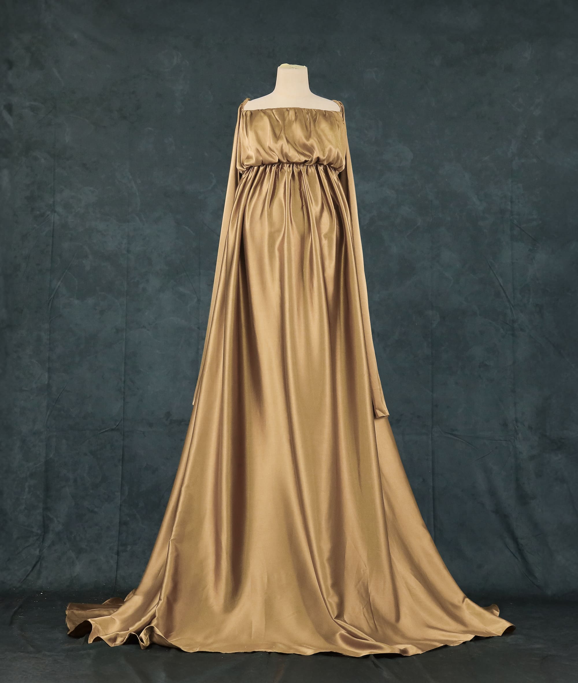 Kate Simulated Silk Trailing Custom Maternity Photoshoot Gowns