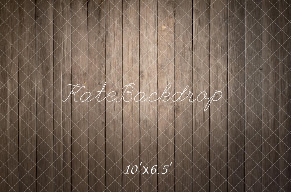 Kate Brown Wood Plank Wall Printed Backdrop Designed by Mandy Ringe Photography