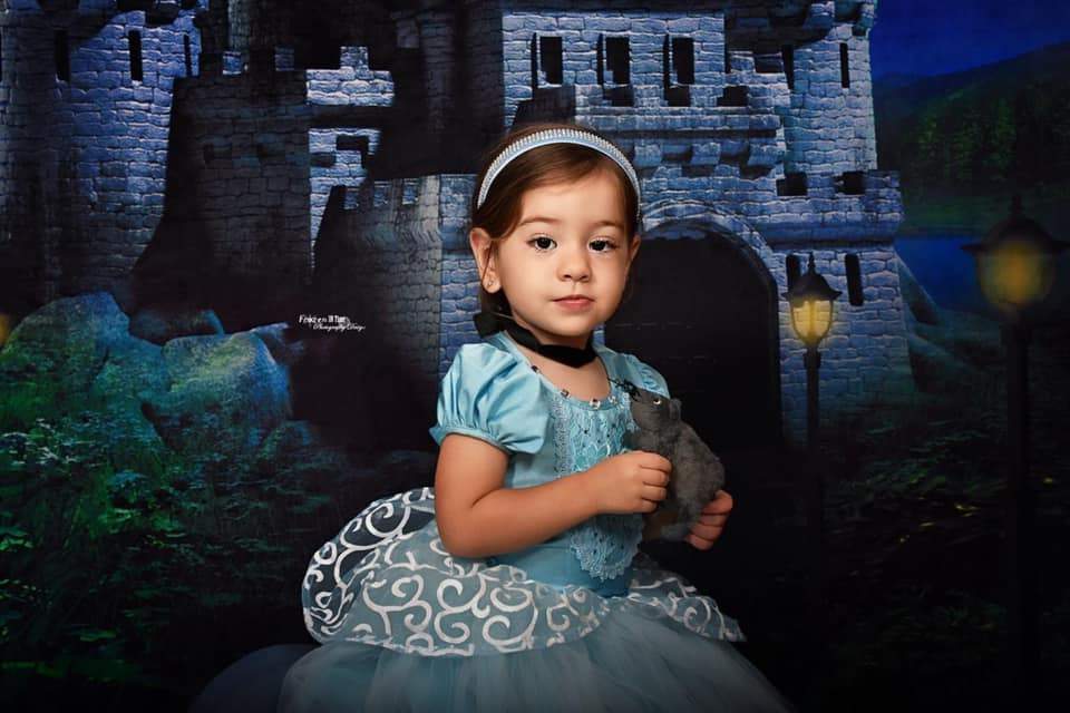 Kate Night Sky Star Castle Children Backdrop Designed by Jerry_Sina - Kate Backdrop