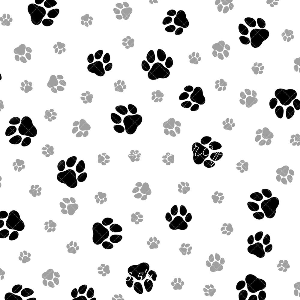 Witte Zwarte Pootafdruk Foto Achtergrond Designed by Mandy Ringe Photography