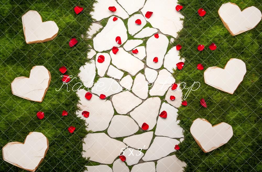Kate Valentine Stone Petals Path Floor Backdrop Designed by Patty Roberts