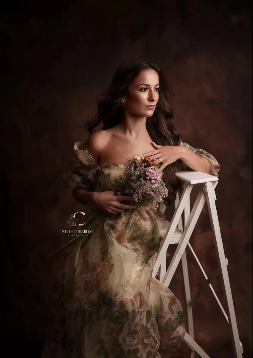 Abstracte Texturen in Olieverfachtergrond Fleece Achtergronden voor Fotografie