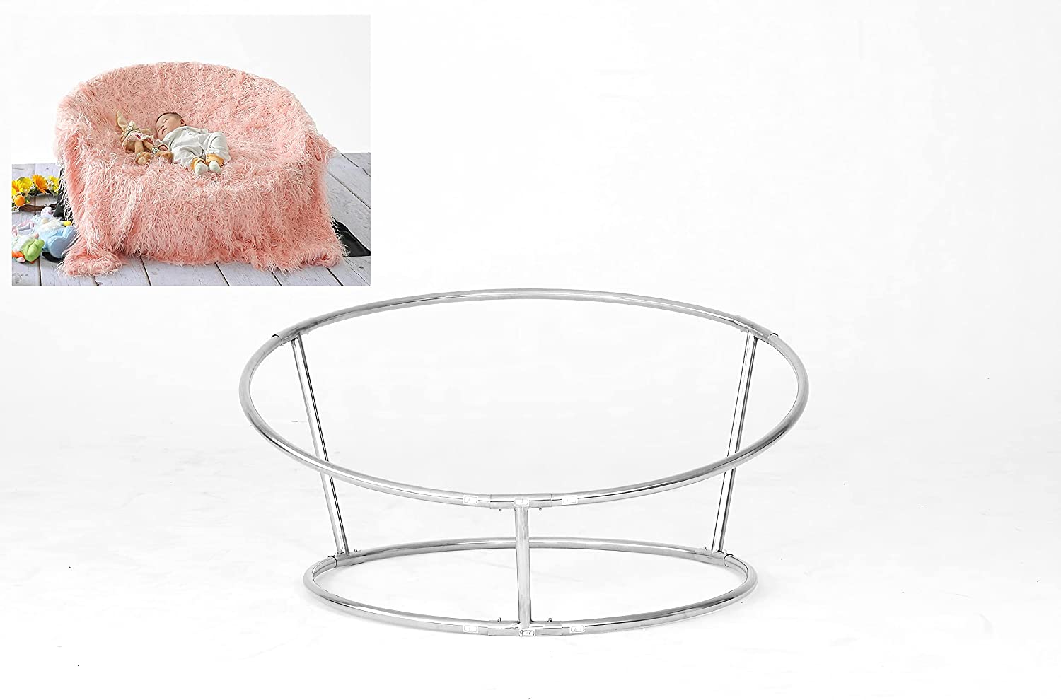 Newborn Stand Photography Props Stainless Steel for Baby Photo shoot - Kate Backdrop