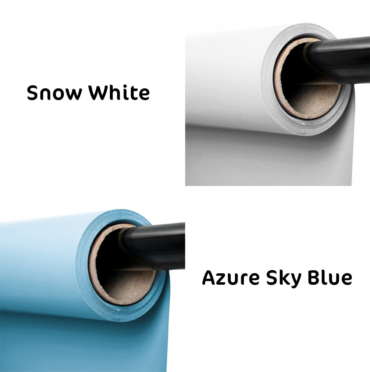 Kate Seamless Paper Backdrop Set (53"x33' & 53"x33') (US 2-5 Day Delivery)