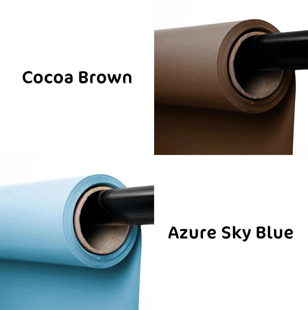 Kate Seamless Paper Backdrop Set (53"x33' & 53"x33') (US 2-5 Day Delivery)