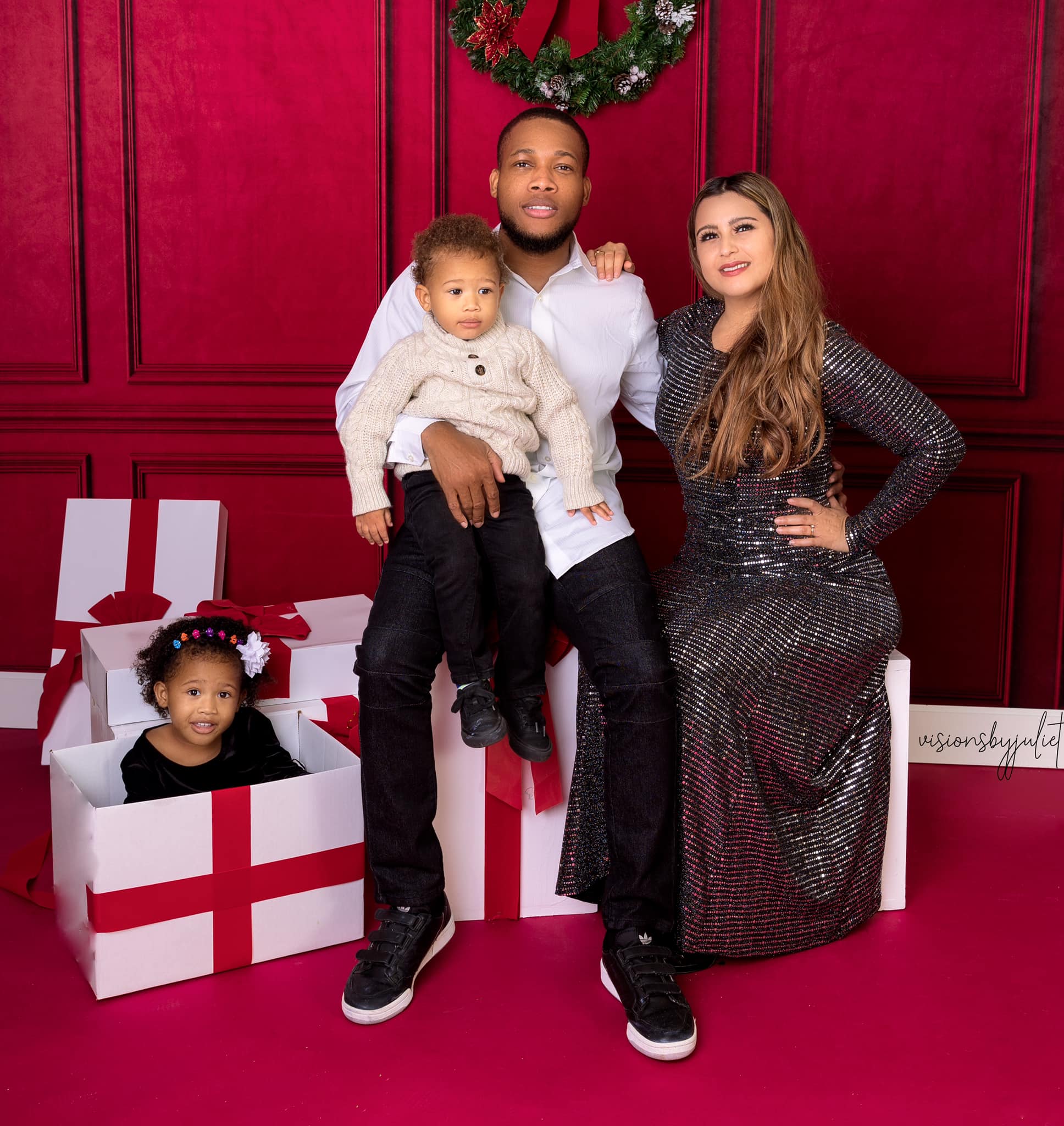 Kate Red Vintage Wall Fleece Backdrop for Photography