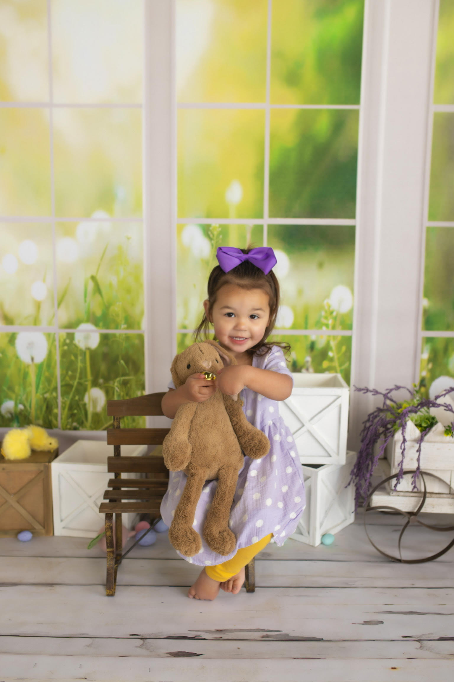 Sfondo in pile per finestra primavera estate giardino disegnato da Emetselch