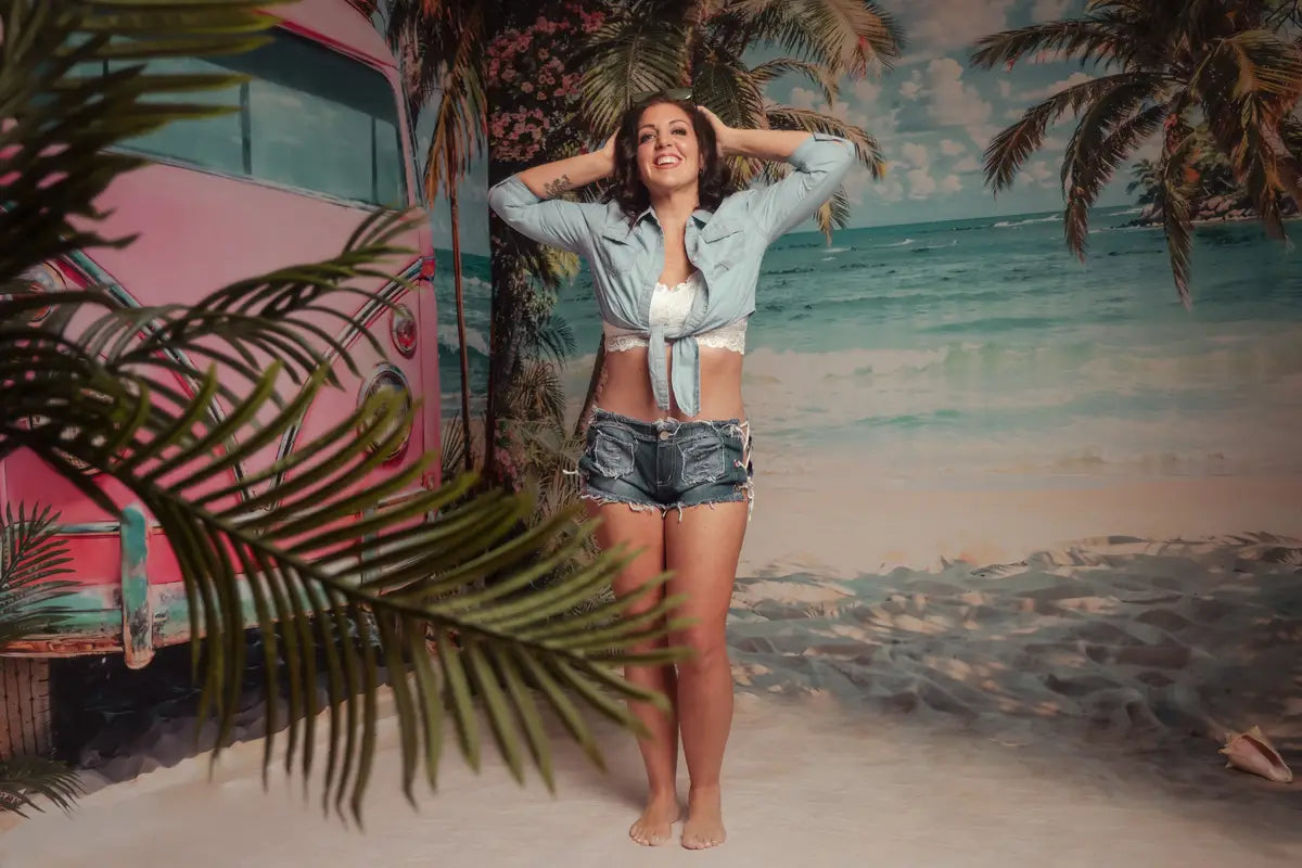 Kate Summer Ocean Seaside Surfboard Pink Car Room Set