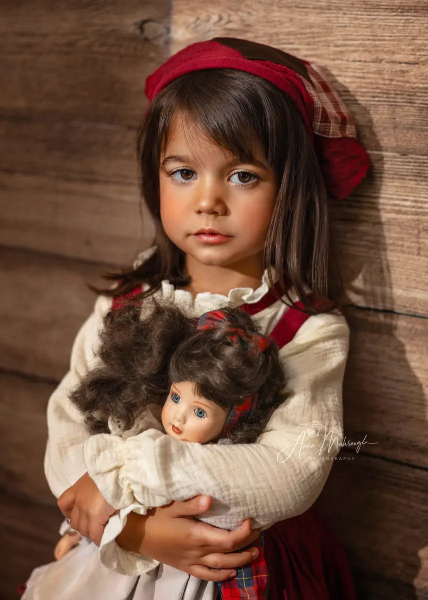 Kate Dark wood backdrop + wood floor mat - Kate Backdrop