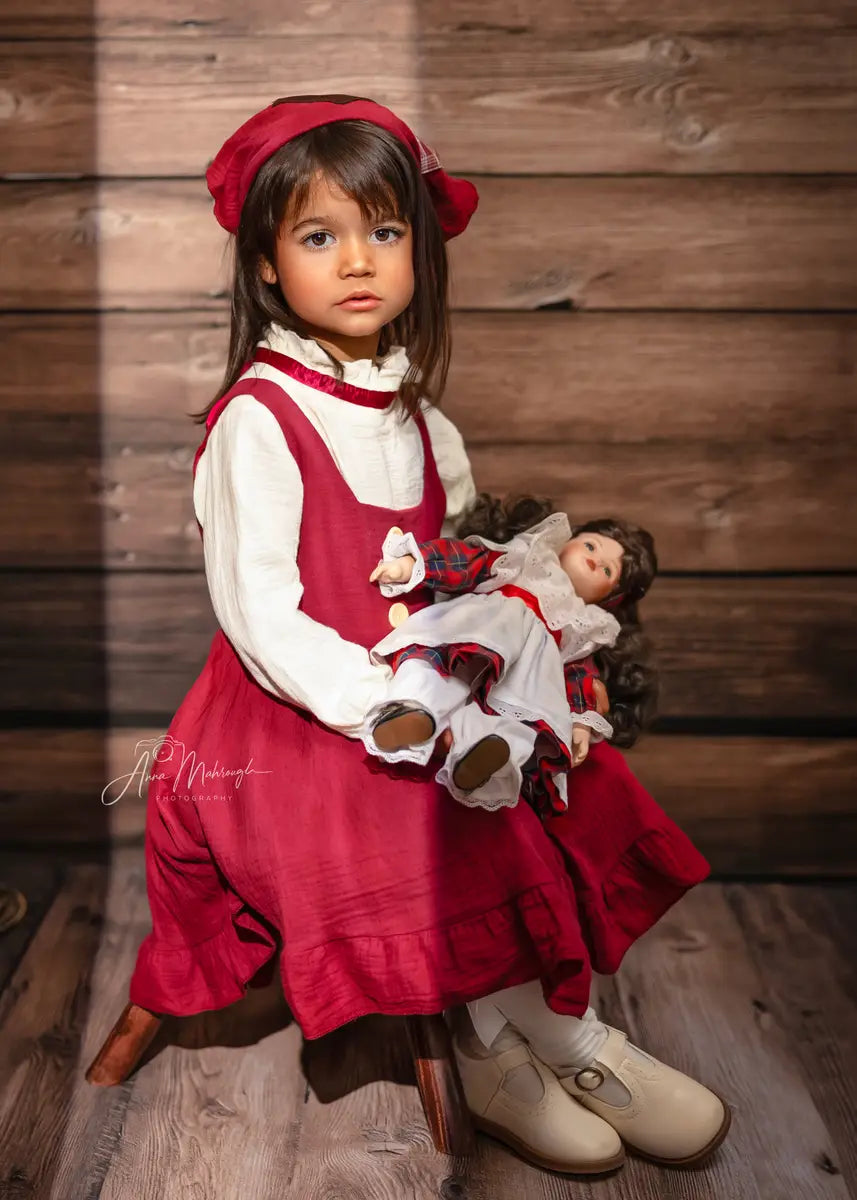 Kate Dark wood backdrop + wood floor mat - Kate Backdrop