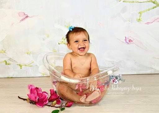 Katebackdrop£ºKate Watercolor White Floral Fresh Backdrop Designed By Jerry_Sina