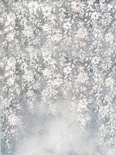 Katebackdrop鎷㈡綖Kate Sliver Flower Backdrop Newborn Background for photo booth