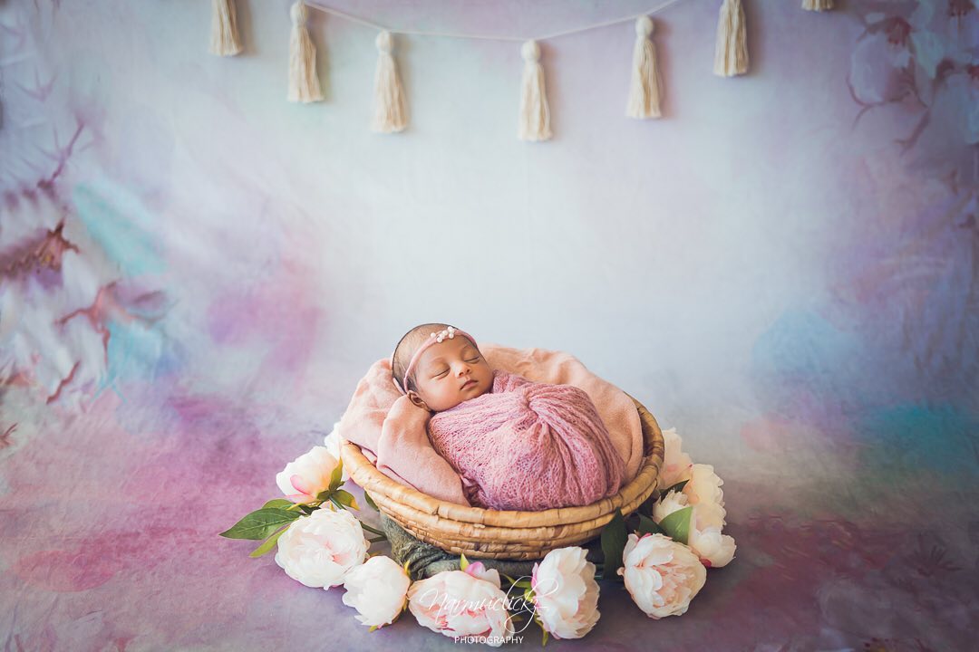 Kate Florals Pink Background Photography Blossom Backdrop - Katebackdrop