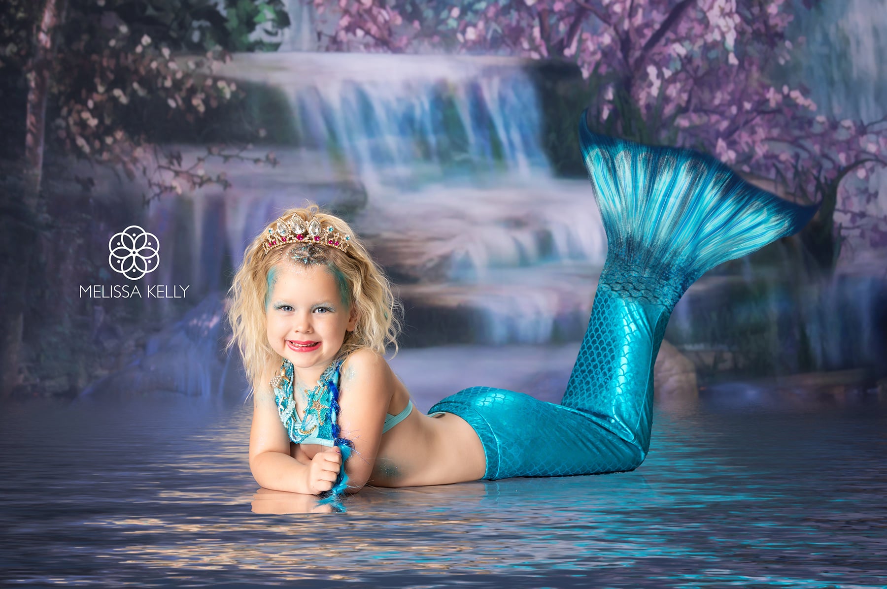 Kate Mermaid Water Summer Backdrop - Kate Backdrop