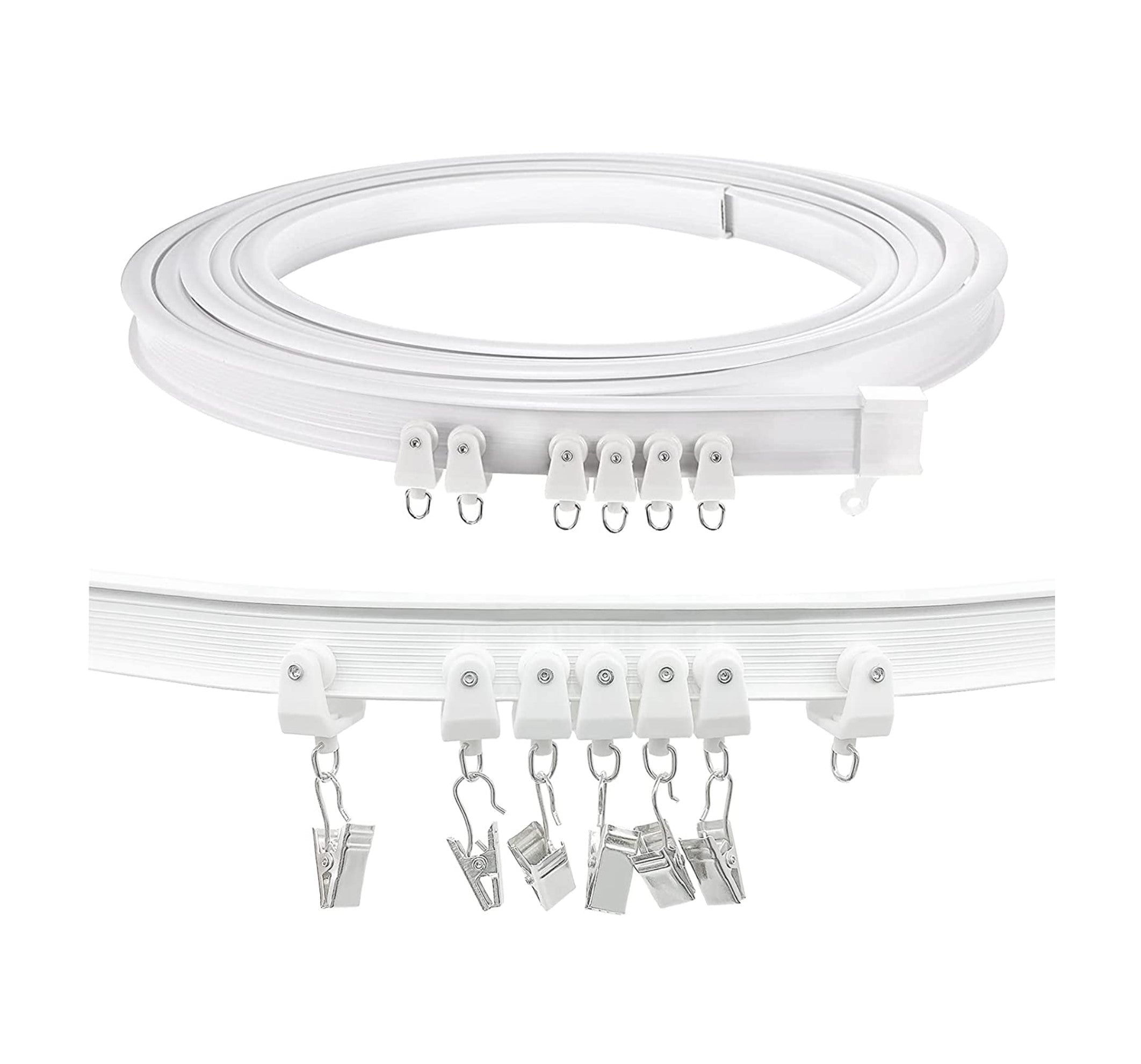 Kate Flexible Curtain Bendable Backdrop Stand for Wall or Ceiling Mounting