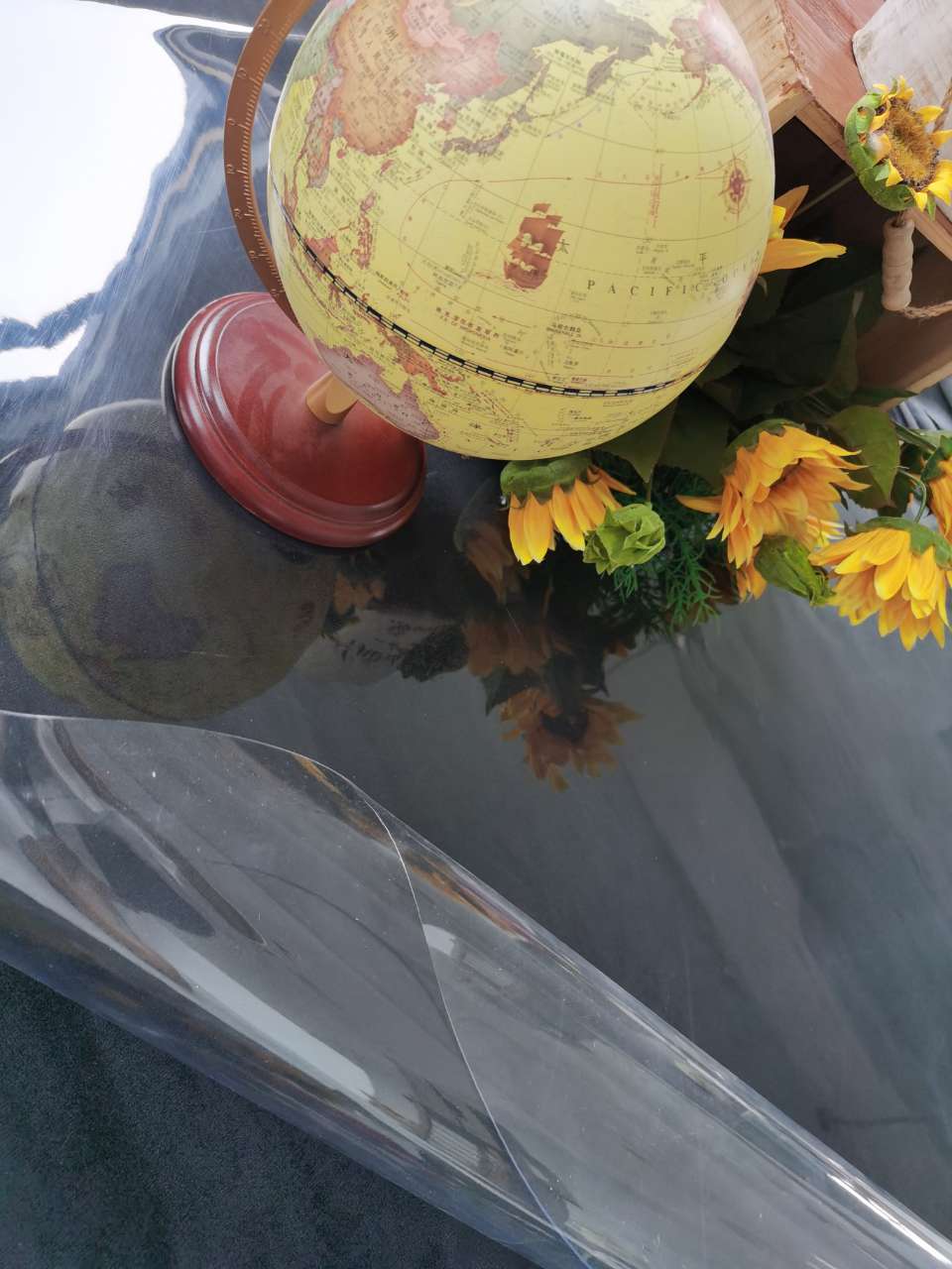 RTS Kate Transparent PVC Reflective Clear Floor Mat for Cake Smash (U.S. only) - Kate Backdrop