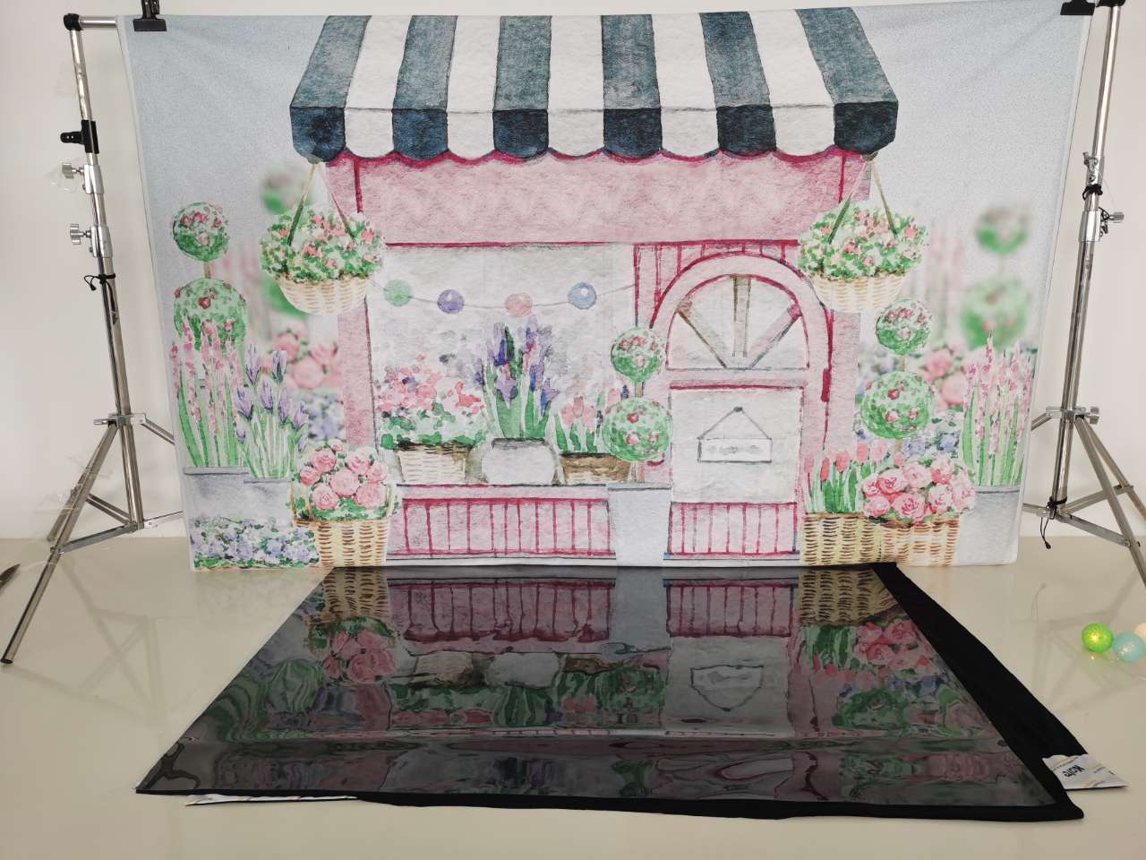 RTS Kate Transparent PVC Reflective Clear Floor Mat for Cake Smash (U.S. only) - Kate Backdrop