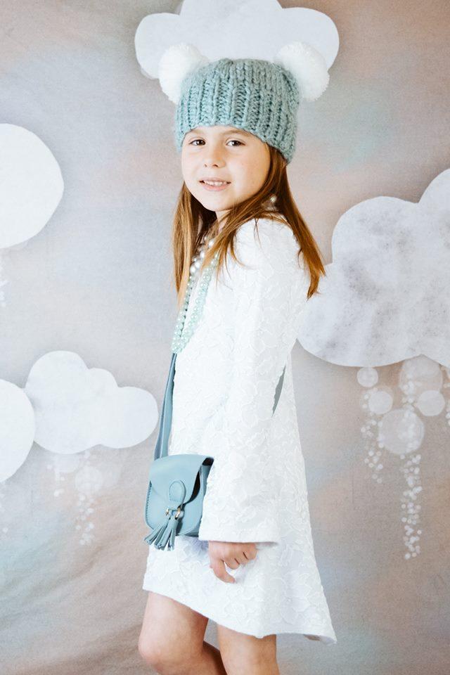 Katebackdrop£ºKate Baby Shower Take Flight Winter Clouds Backdrop for Photography Designed by Mini MakeBelieve