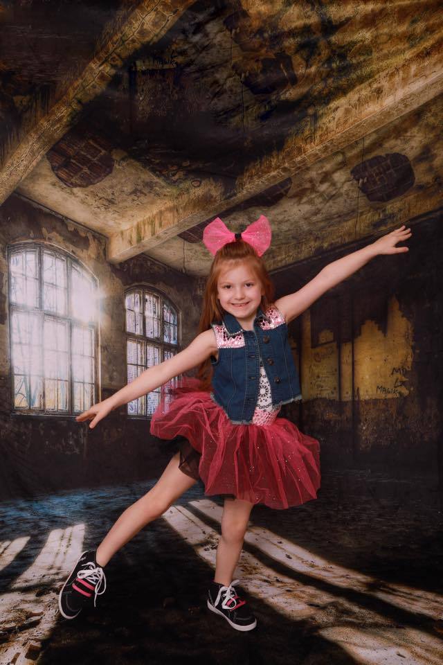 Kate Dark Brick Indoor Background building Windows Wedding Backdrop - Katebackdrop