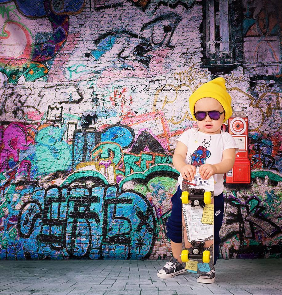 Kate Broken Walls Printed For Children Graffiti Photography Backgrounds - Katebackdrop