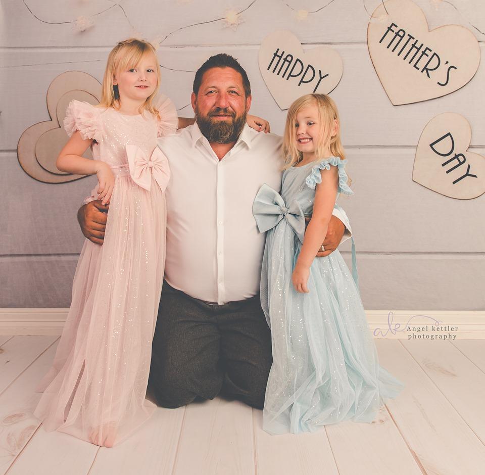Kate Happy Father'S Day White Wood Floor Photography Backgrounds - Katebackdrop