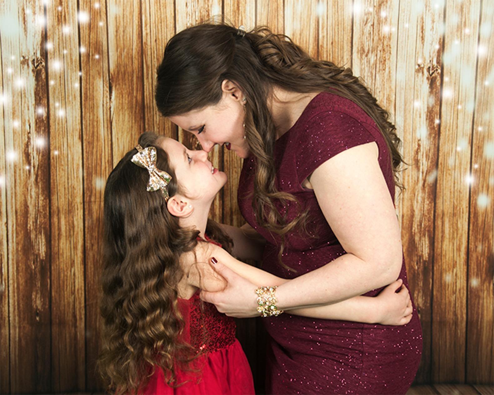 Kate Light Brown Wood Children Christmas Photography Backdrop - Katebackdrop