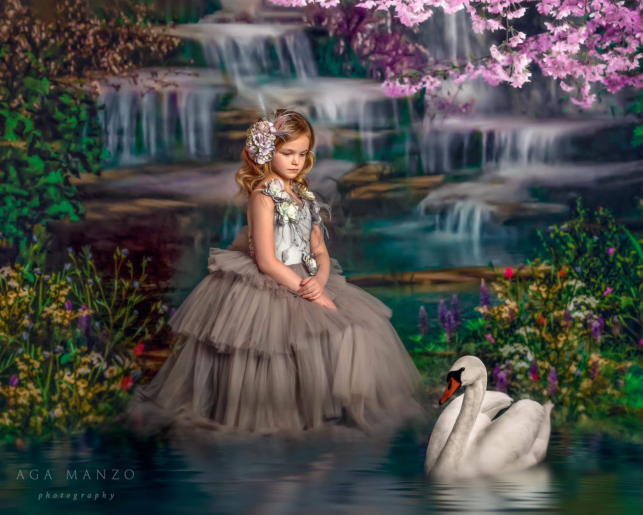 Kate Mermaid Water Summer Backdrop - Kate Backdrop