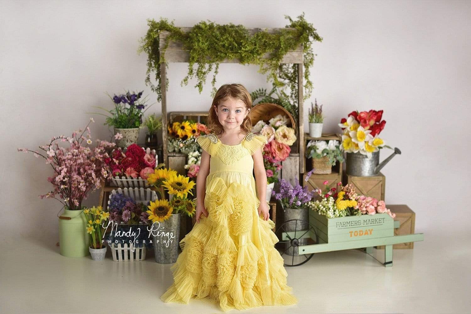 Katebackdrop鎷㈡綖Kate Spring Flower Stand Backdrop Designed By Mandy Ringe Photography