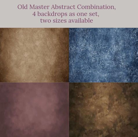 Katebackdrop£ºOld Master Abstract combination backdrops for photography( 4 backdrops in total )