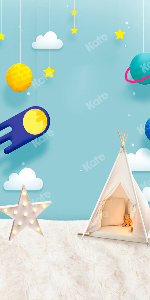 Sfondo per il compleanno di Boy Sky Tent progettato da Chain Photography