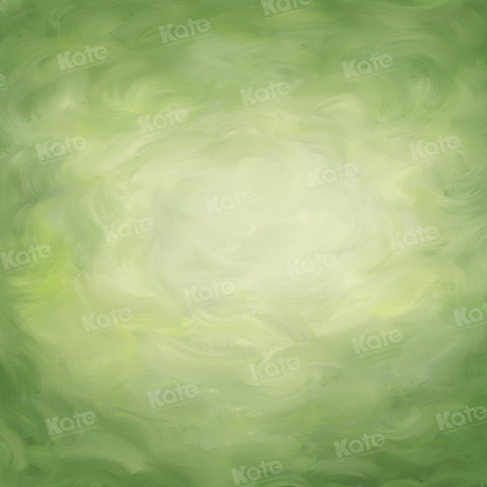 Kate Abstract Green Wave Texture Backdrop Designed by Chain Photography