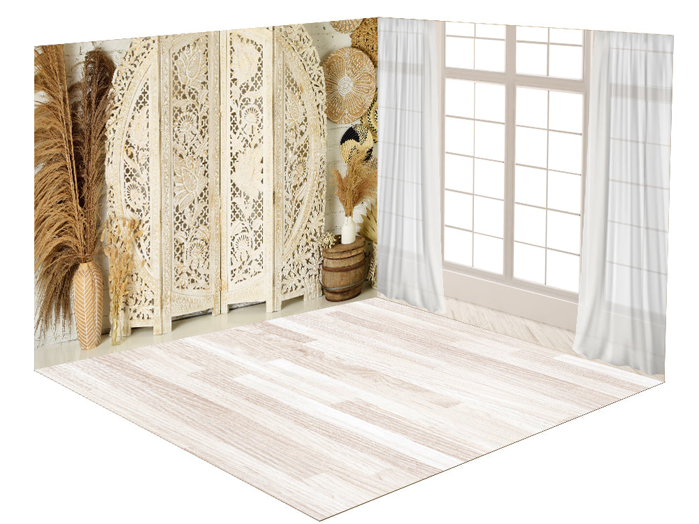 Kate Boho Screen Window Room Set(8ftx8ft&10ftx8ft&8ftx10ft)