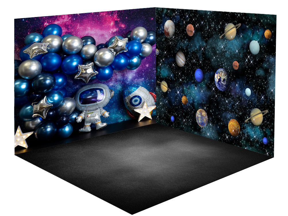 Kate Space Astronaut Cake Smash Room Set(8ftx8ft&10ftx8ft&8ftx10ft)