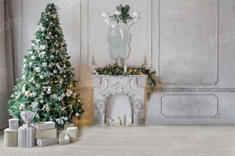 Kate Christmas Room Retro White Backdrop Designed By JS Photography - Kate Backdrop