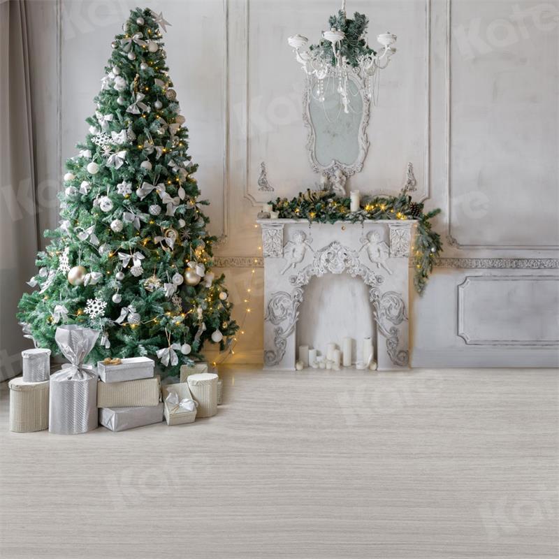 Kate Christmas Room Retro White Backdrop Designed By JS Photography - Kate Backdrop