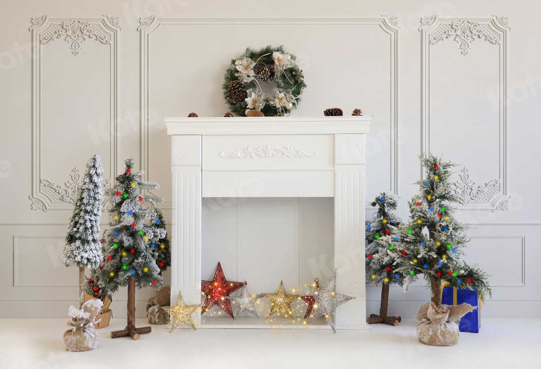 Kate Christmas Closet Winter Backdrop for Photography - Kate Backdrop