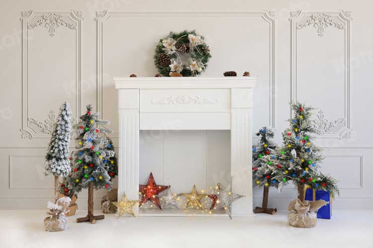 Kate Christmas Closet Winter Backdrop for Photography - Kate Backdrop