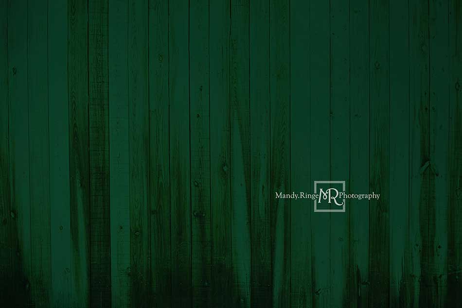 Kate Evergreen Boards Wood Backdrop Designed by Mandy Ringe Photography - Kate Backdrop