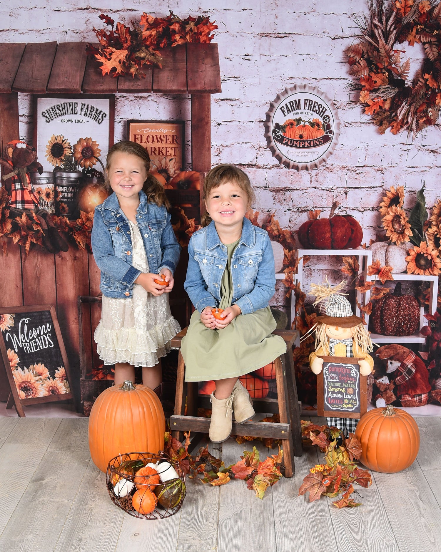 Kate Fall Market Thanksgiving Backdrop Designed By Rose Abbas - Kate Backdrop