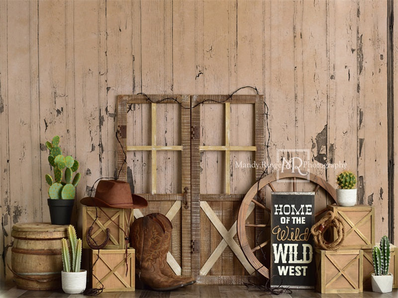 Kate Wild West Birthday Backdrop Designed by Mandy Ringe Photography - Kate Backdrop